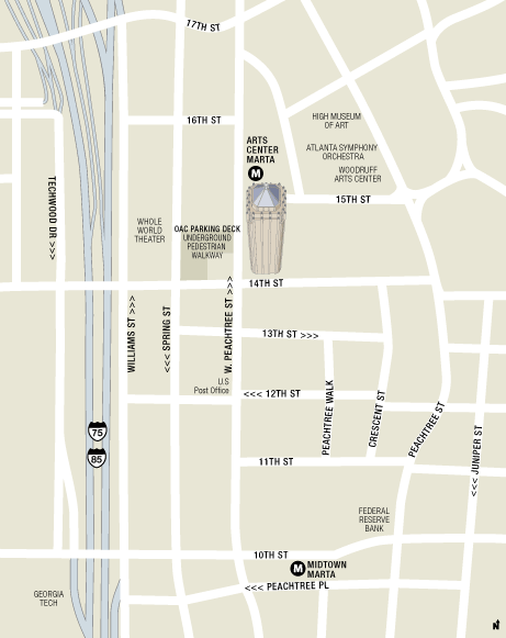 One Atlantic Center Location Map